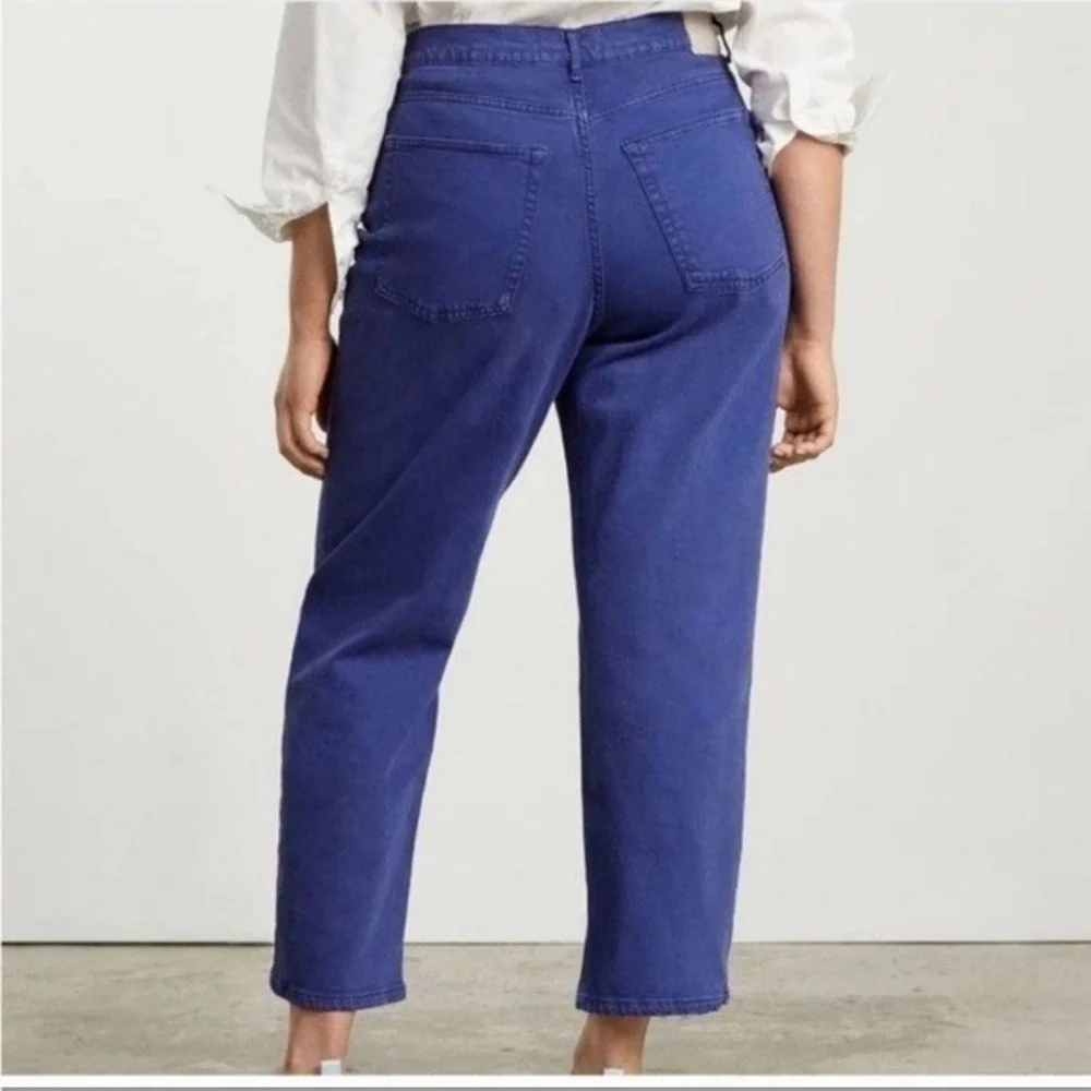 Everlane The Way High Jeans‎ Straight Size 24 Tall Blue NWT New